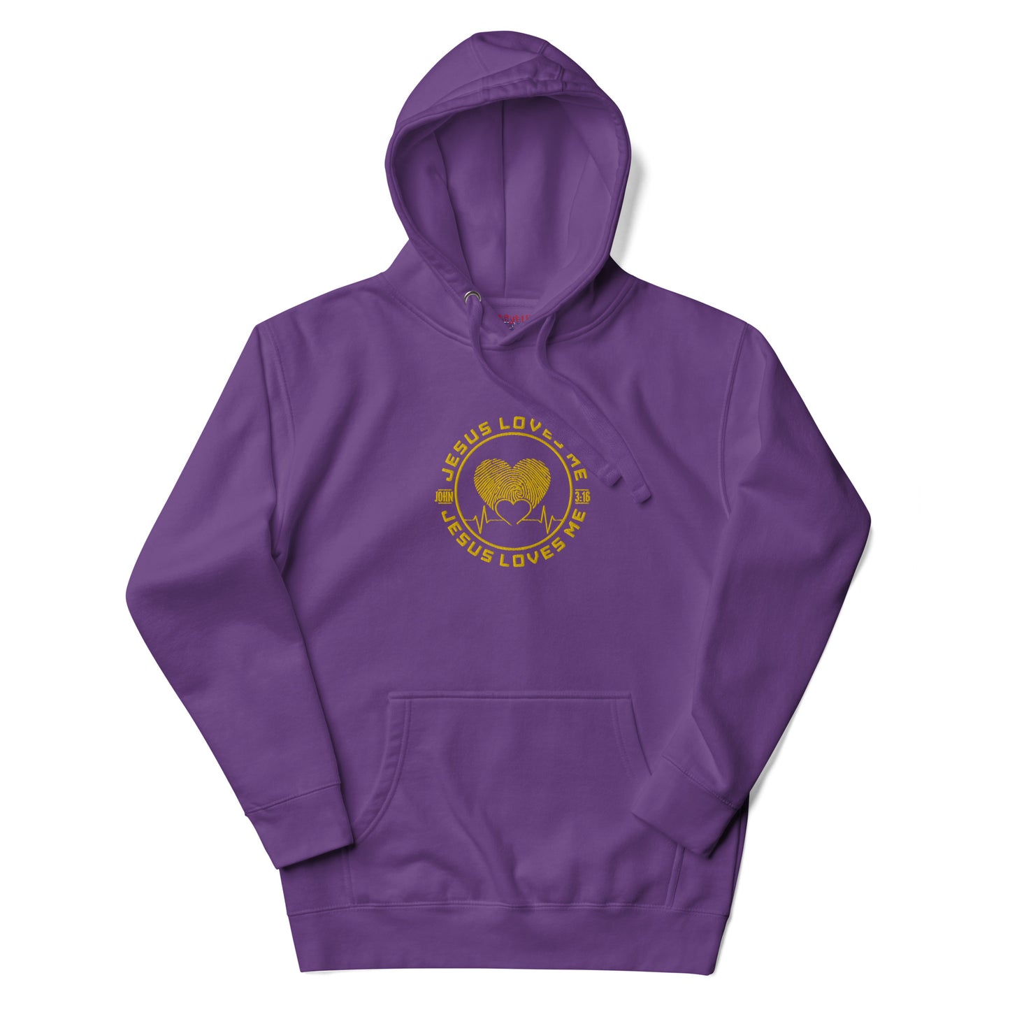 Jesus Loves Me - Embroidered Unisex Hoodie
