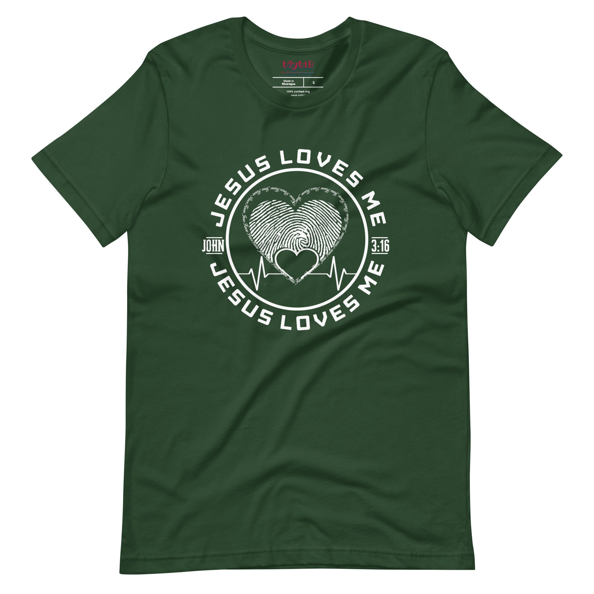 Jesus Loves Me 2.0 Solid - Unisex Tee | One Believer – One