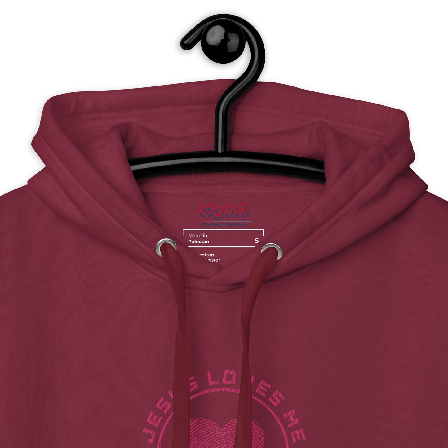 Jesus Loves Me - Embroidered Unisex Hoodie