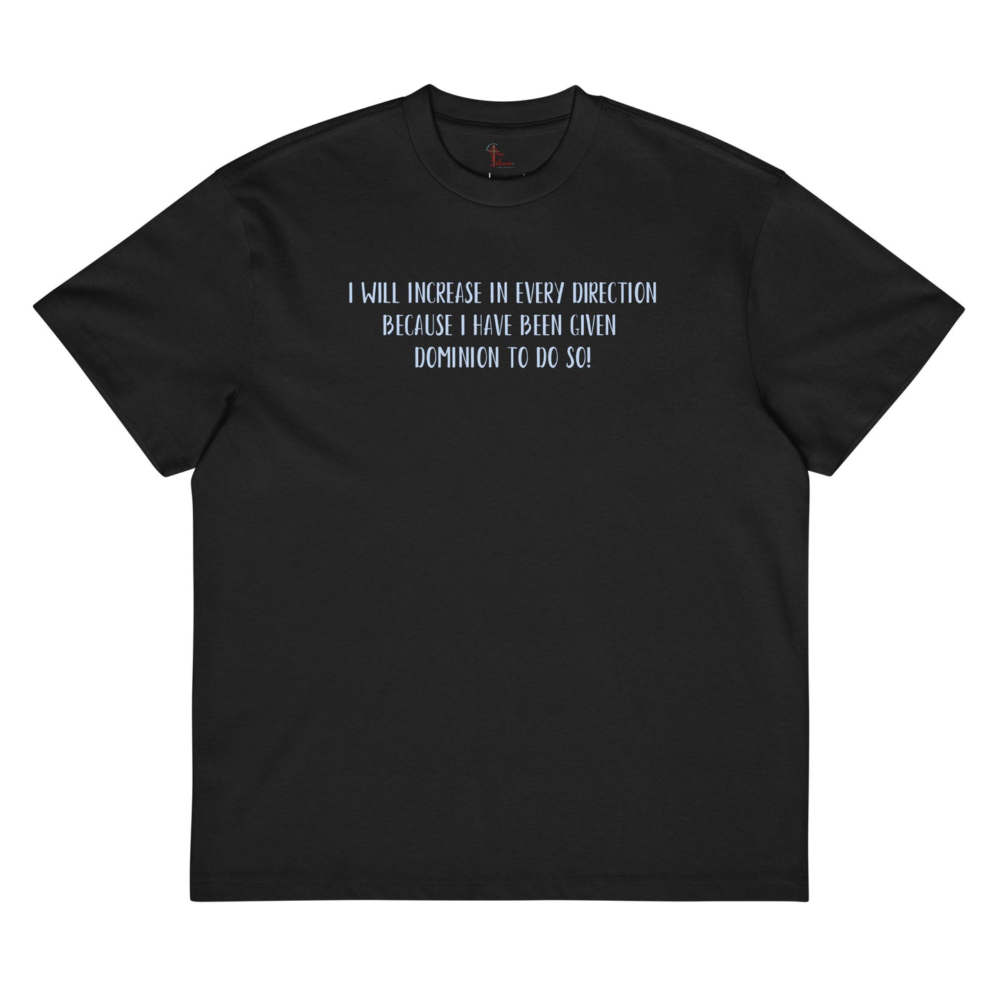 Unisex Box “You Can’t Stop Me” t-shirt in black front from One Believer — Christian tee inspiring courage, confidence, and faith.
