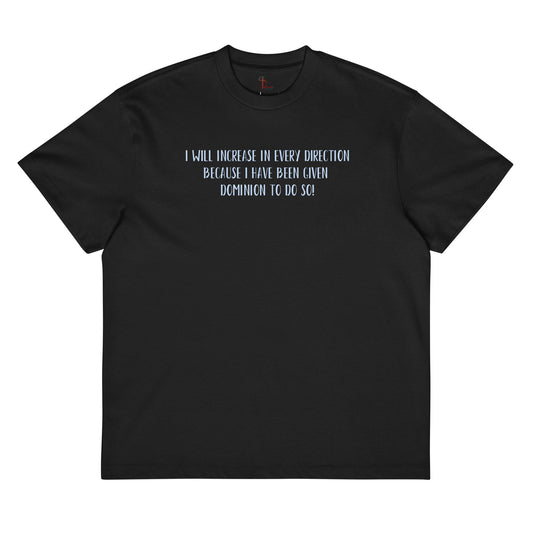 Unisex Box “You Can’t Stop Me” t-shirt in black front from One Believer — Christian tee inspiring courage, confidence, and faith.