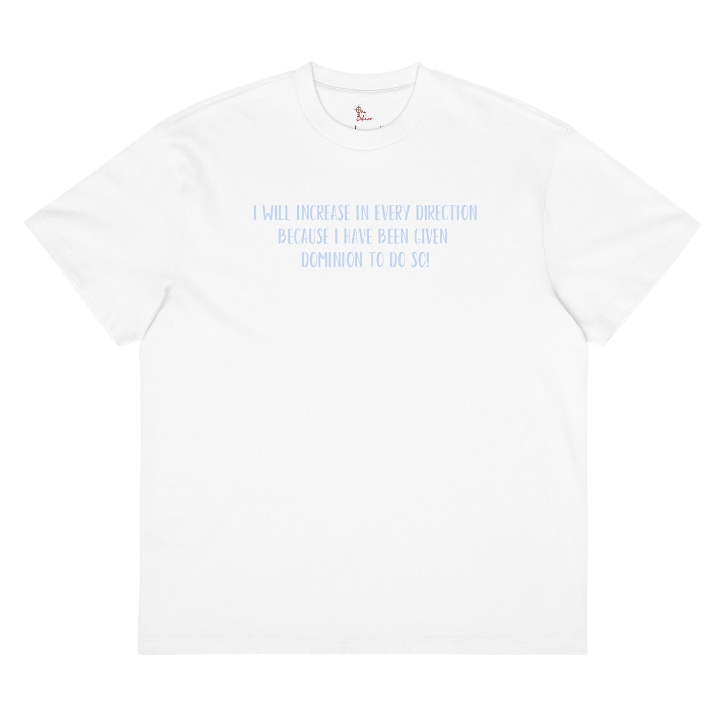 Unisex Box “You Can’t Stop Me” t-shirt in white front from One Believer — Christian tee inspiring courage, confidence, and faith.