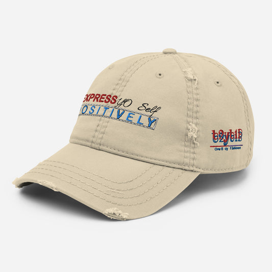 Express Yo - Distressed Dad Hat