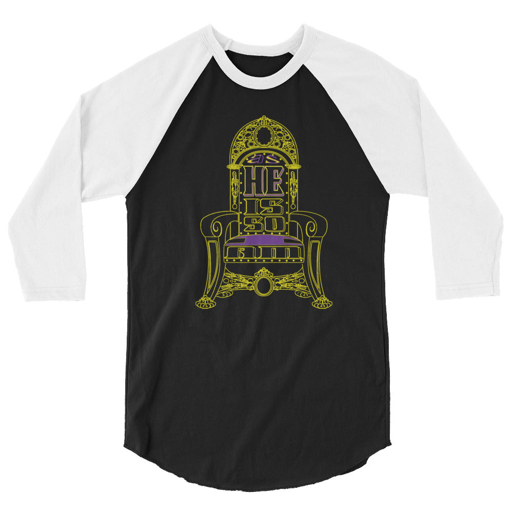 As He Is - Unisex Tri-Blend Raglan