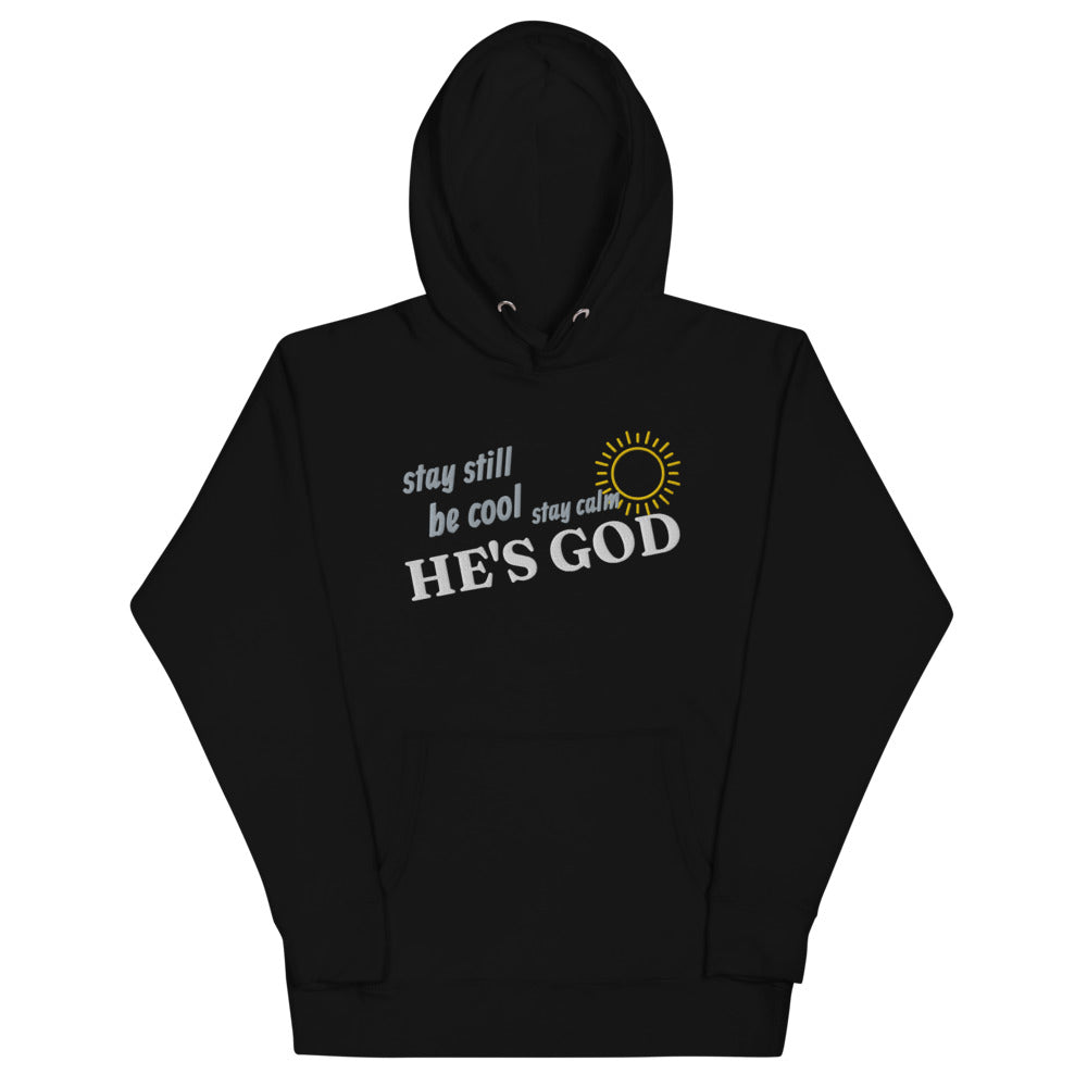 Psalm 46:10a Embroidery - Unisex Hoodie