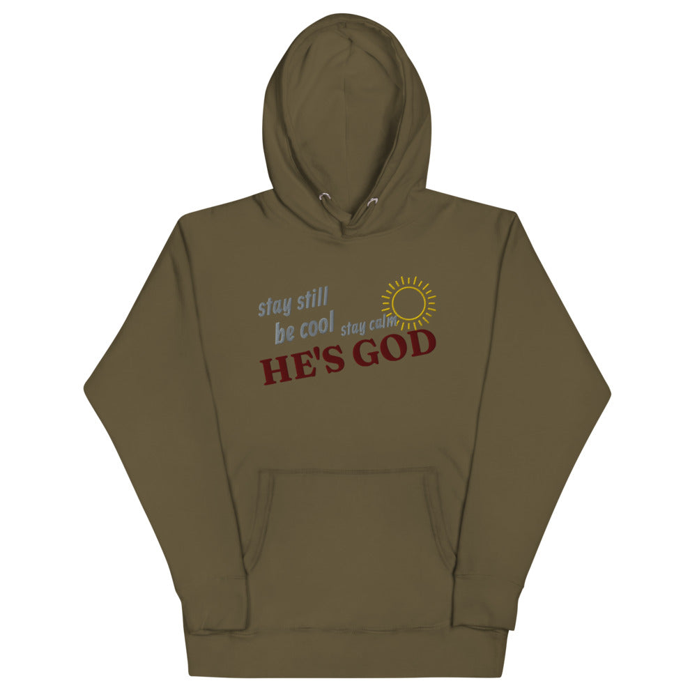 Psalm 46:10a Embroidery - Unisex Hoodie