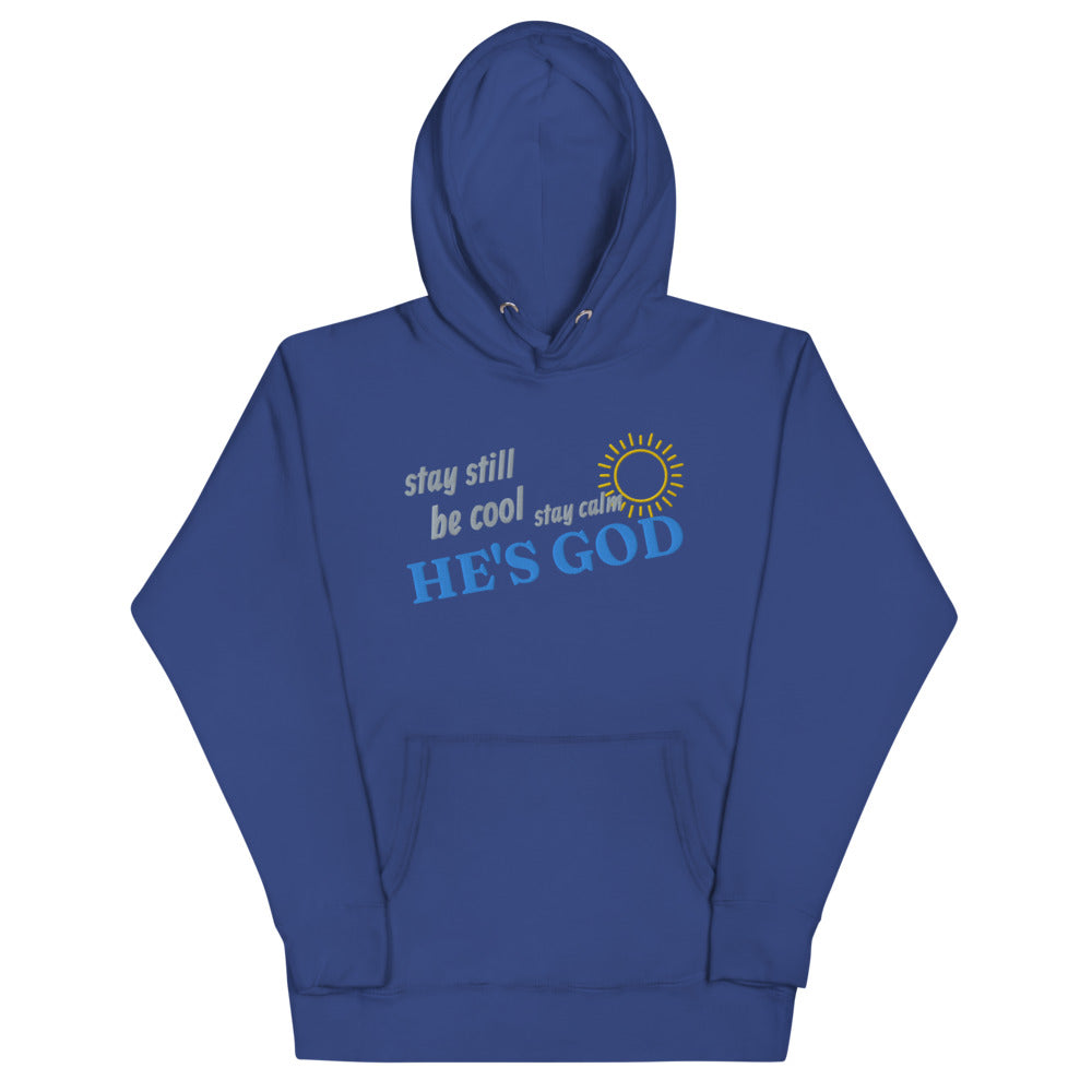 Psalm 46:10a Embroidery - Unisex Hoodie